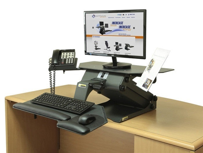 HealthPostures Taskmate Executive Electric Sit-Stand Desk