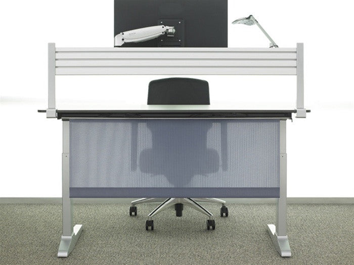 Desk Modesty Panel in White