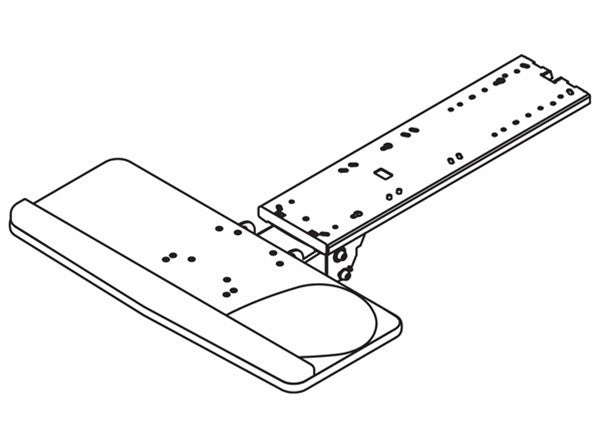 Workrite Fundamentals Reversible Keyboard Tray System