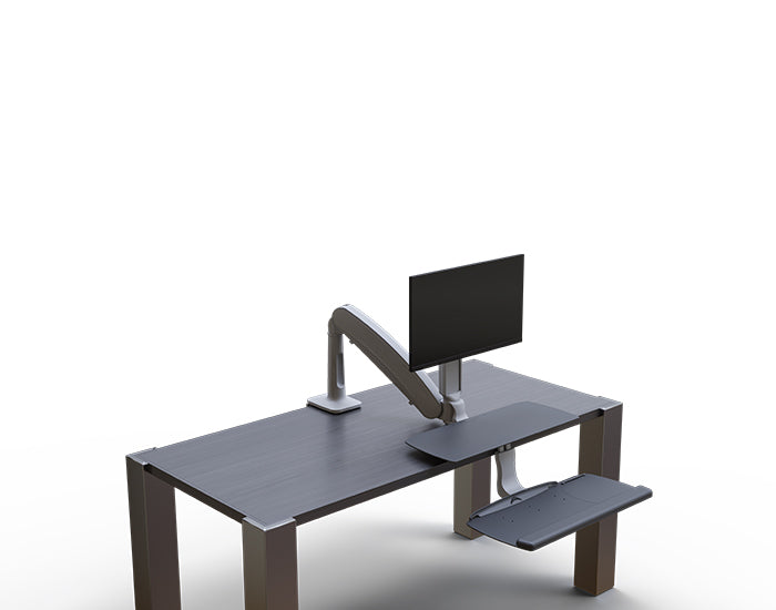 Workrite SOL2-ST-CCG-S Solace 2 Sit-Stand Desk Converter