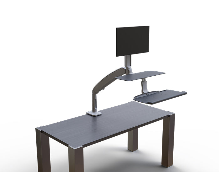 Workrite SOL2-ST-CCG-S Solace 2 Sit-Stand Desk Converter