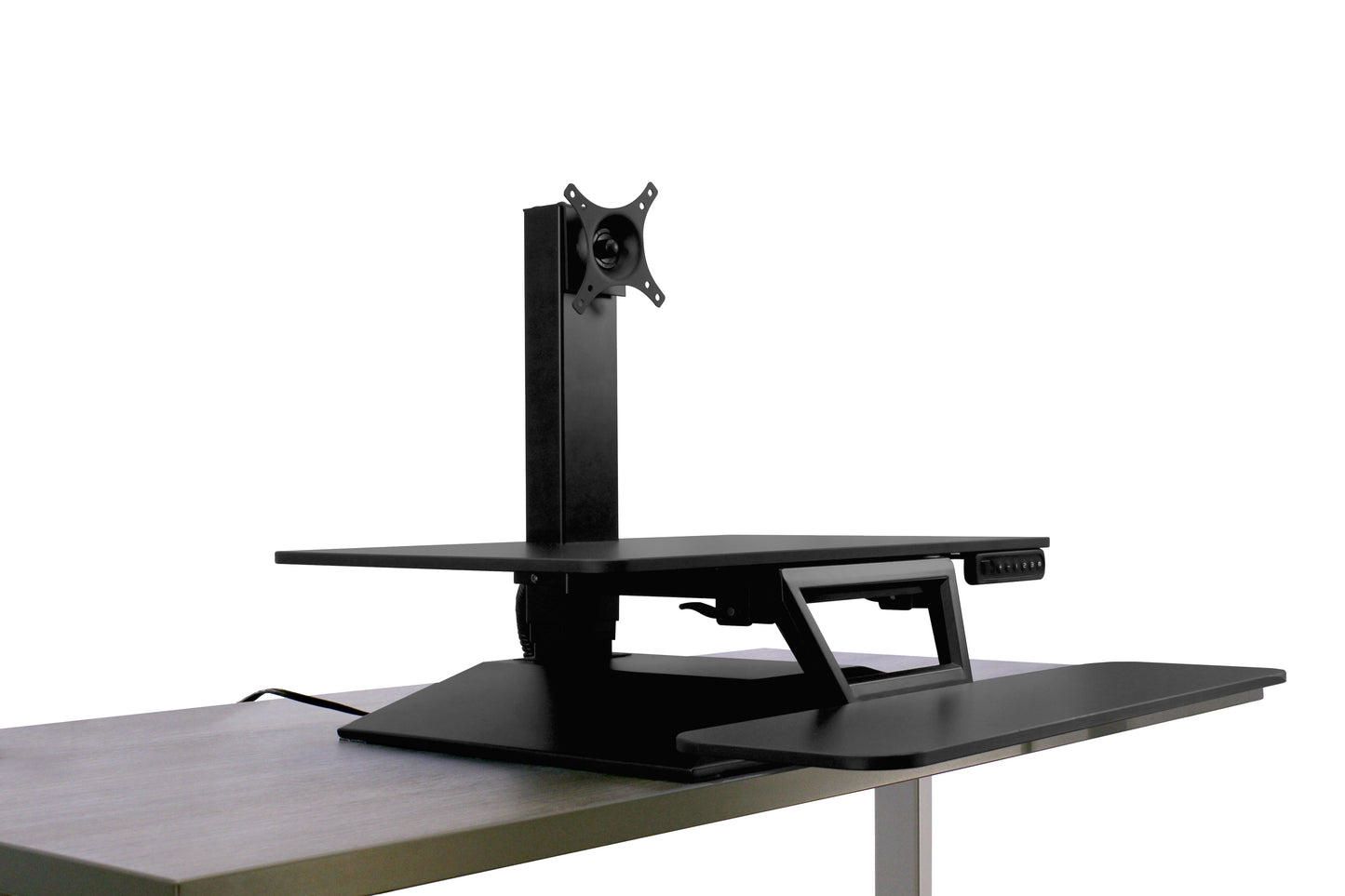 Workrite SOL-E-DT-B Solace Electric Sit-Stand Desk Converter