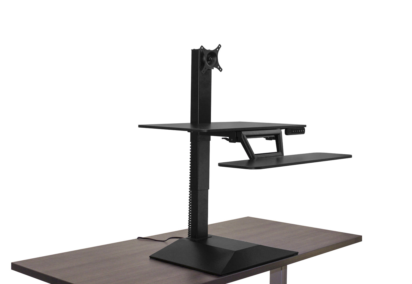 Workrite SOL-E-DT-B Solace Electric Sit-Stand Desk Converter