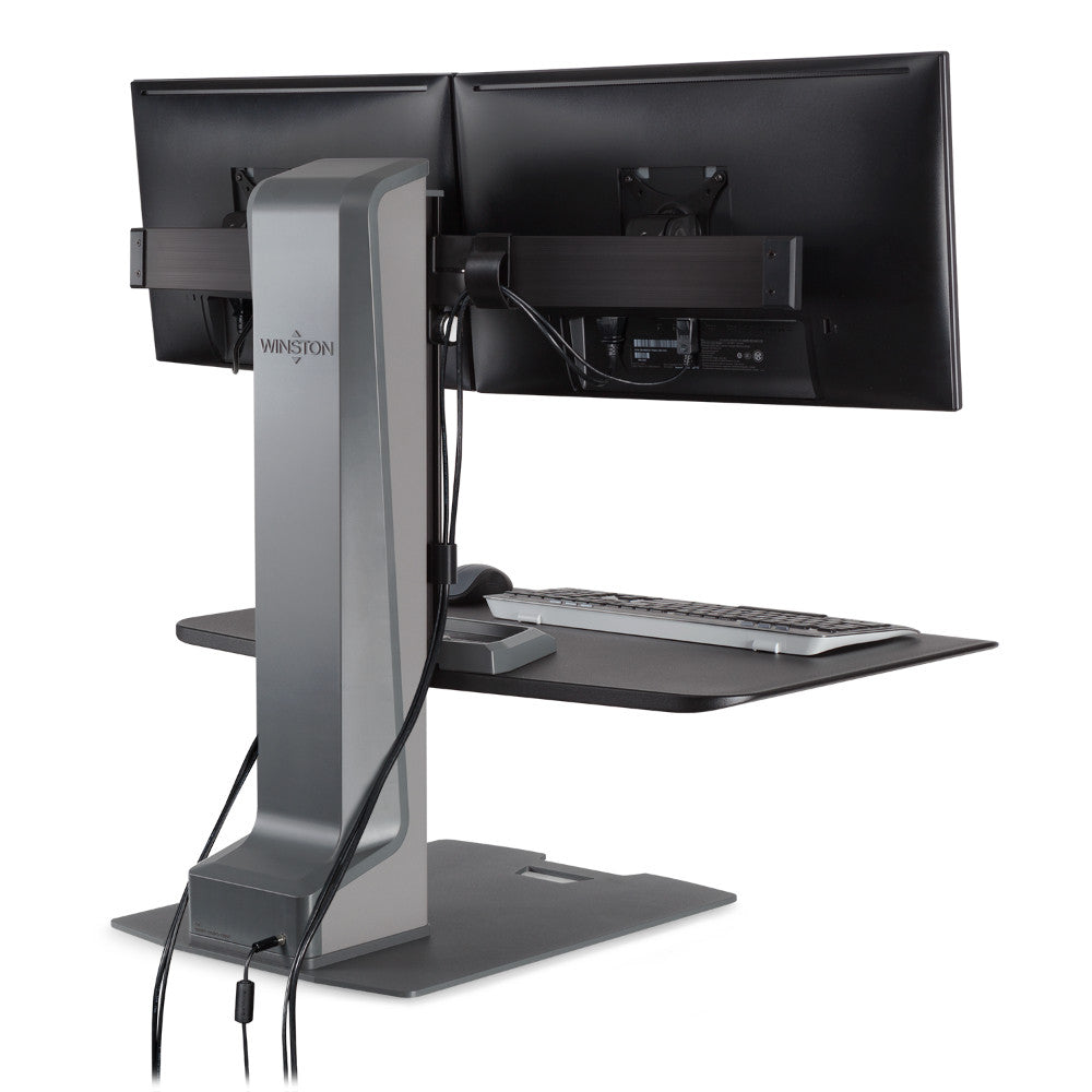 Innovative WNSTE-2 Winston-E DUAL Monitor Electric Sit-Stand Workstation