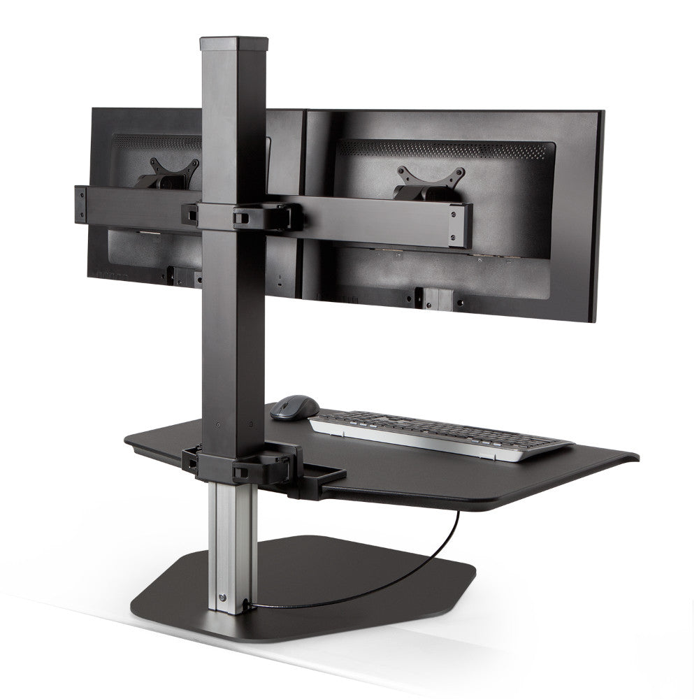 Innovative WNST-2 Winston Dual Monitor Desktop Sit-Stand Workstation