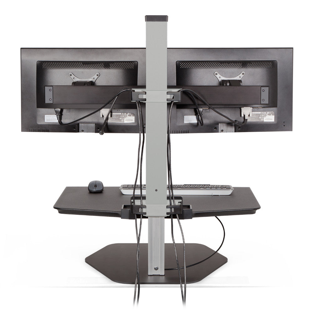 Innovative WNST-2 Winston Dual Monitor Desktop Sit-Stand Workstation