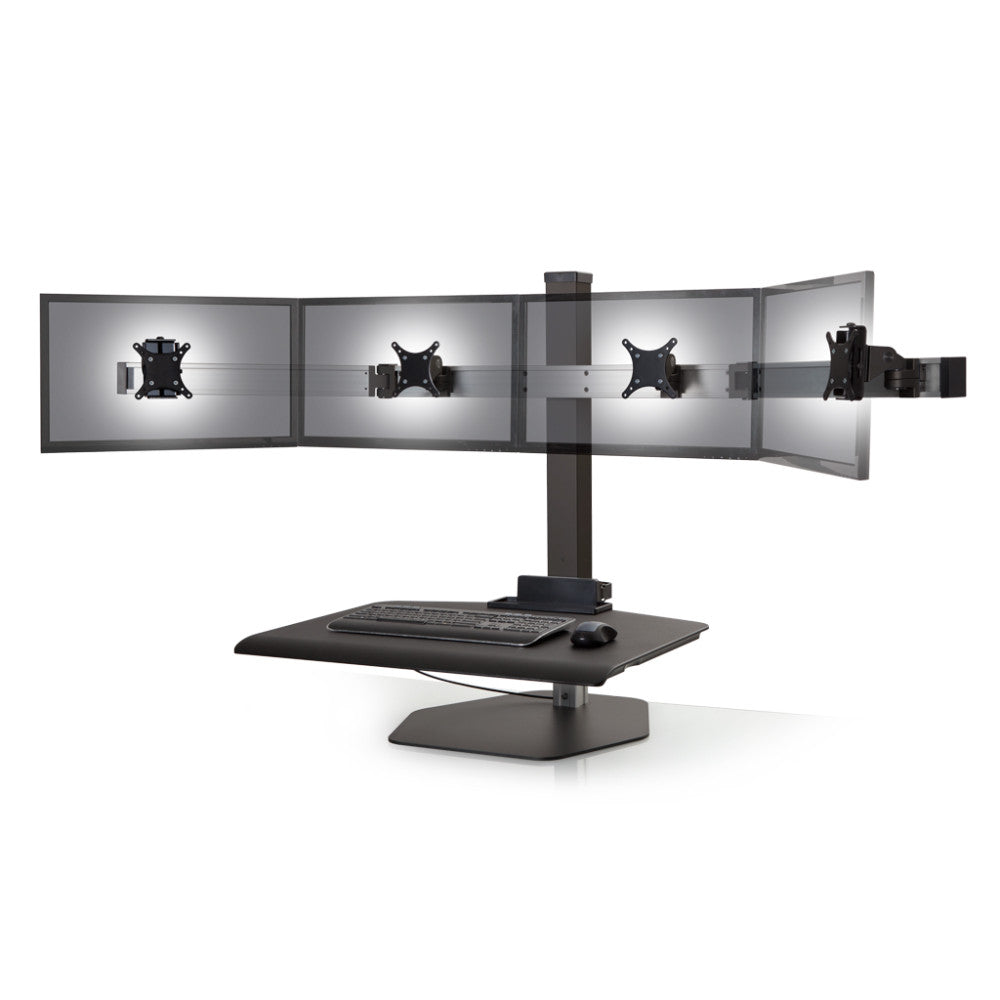 Innovative WNST-4 Winston QUAD Monitor Desktop Sit-Stand Workstation