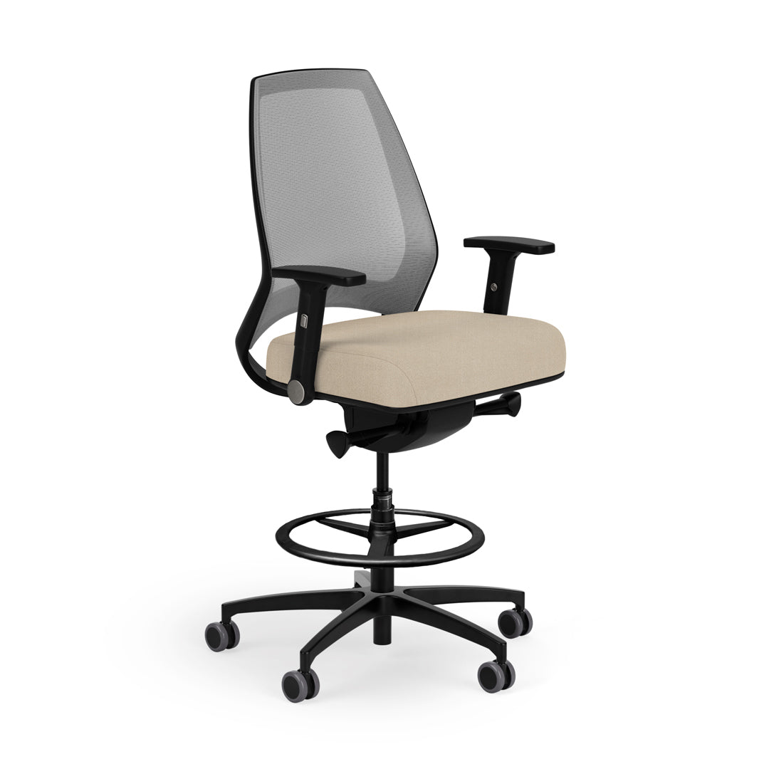 VIA Seating 4-UP Ergonomic Task Stool – Ergo Experts
