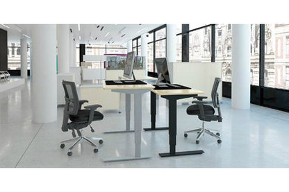 ConSet 3-Stage Electric Sit-Stand Height Adjustable Desk 501-37