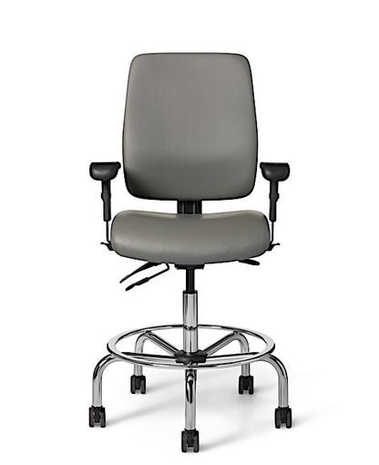Office Master AF413 Affirm Spider Base High-Back Stool
