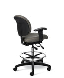 Office Master CL45EZ Classic Drafting Lab Stool w/Footring
