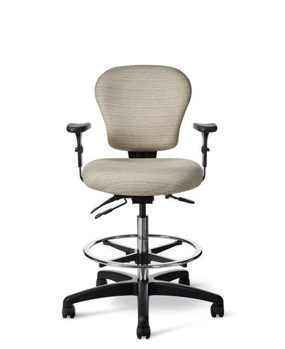 Office Master CL47 Classic Drafting Lab Stool w/Footring