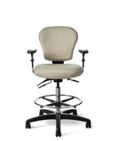 Office Master CL47 Classic Drafting Lab Stool w/Footring