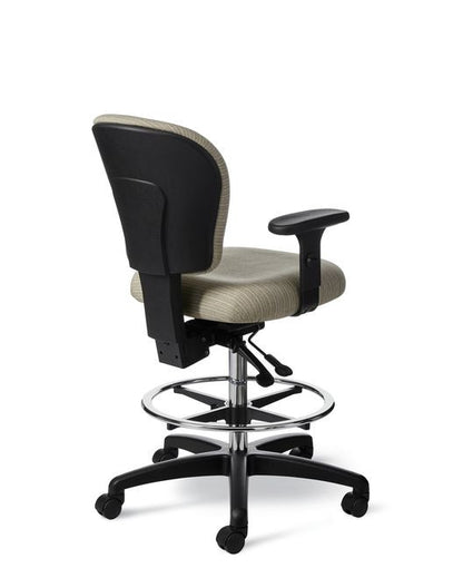 Office Master CL47 Classic Drafting Lab Stool w/Footring