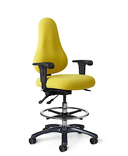 Office Master DB56 Discovery High Back Ergonomic Drafting Stool