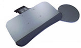 Slimline Dual Swivel Lever Free Corner Keyboard Tray System