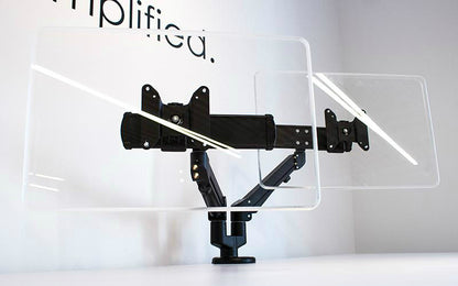 EDGE2-MS Dual Horizontal Slider Monitor Arm