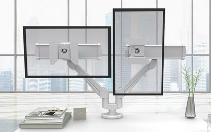 EDGE2-MS Dual Horizontal Slider Monitor Arm
