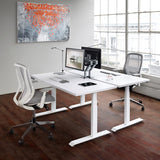 Workrite FDLX-2 Fundamentals LX 2-Leg Electric Height Adjustable Desk
