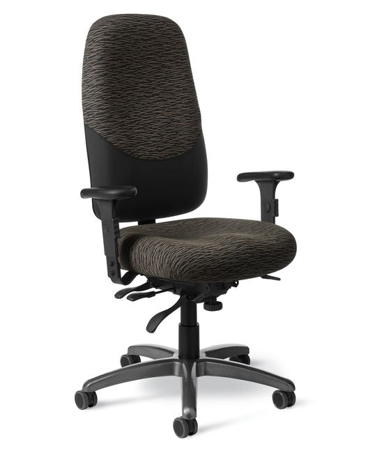 Office Master PT79PD 24-7 Intensive Use Heavy-Duty High-Back Chair ...
