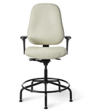 Office Master MX87IU Maxwell High-Back 24-7 Intensive Use Stool