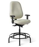 Office Master MX87IU Maxwell High-Back 24-7 Intensive Use Stool