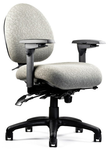 Neutral Posture NPS5500 Chair, Mid-Size Back, Med. Seat, Min. Contour