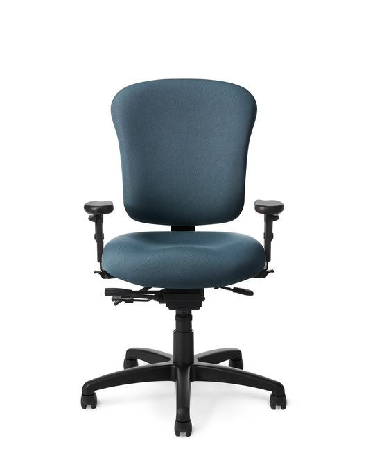 Office Master PAC55-8b Multi-Function Mid-Back Ergonomic Task Chair