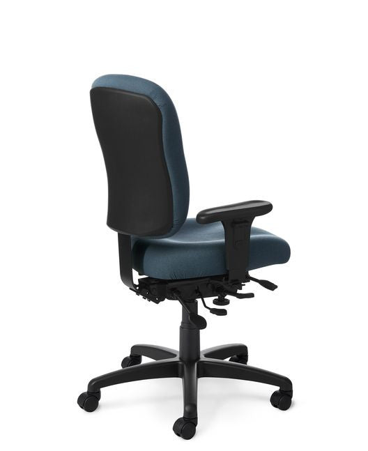 Office Master PAC55-8b Multi-Function Mid-Back Ergonomic Task Chair