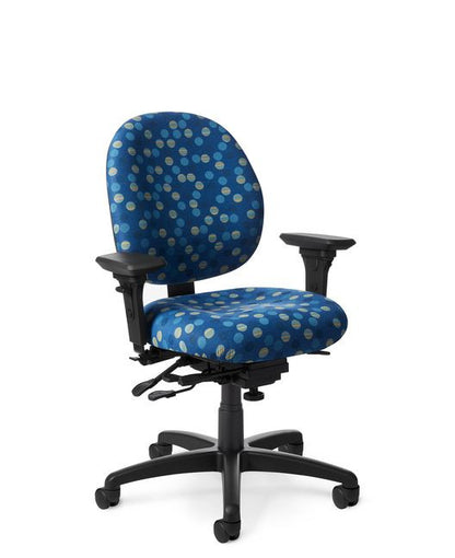 Office Master PAC57-8b Multi-Function Medium Ergonomic Task Chair