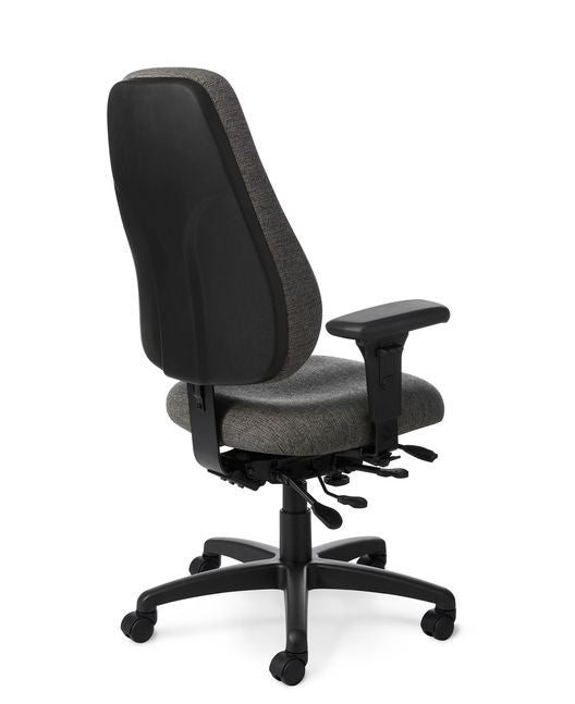 Office Master PAC59-8b Multi-Function High-Back Ergonomic Task Chair