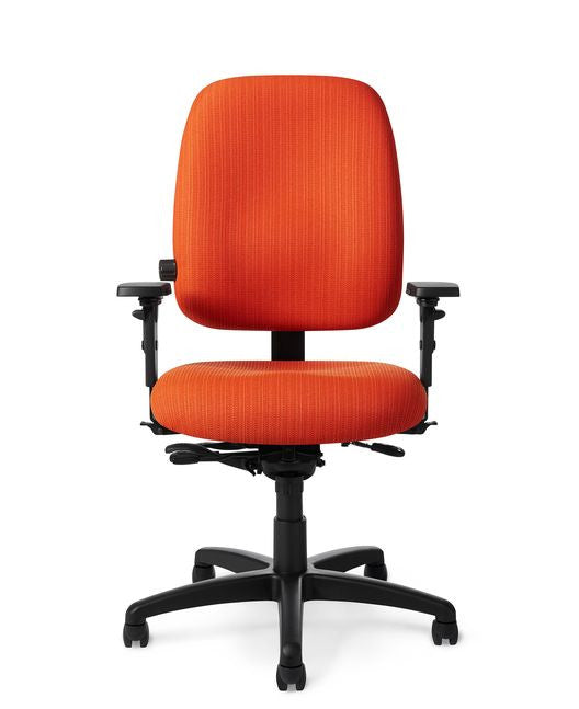 Office Master PT78 Paramount Mid-Back Adj. Lumbar Ergonomic Task Chair