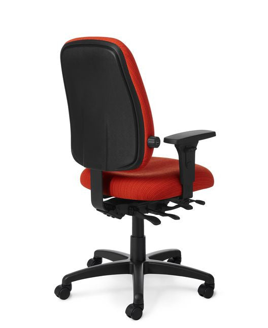Office Master PT78 Paramount Mid-Back Adj. Lumbar Ergonomic Task Chair