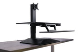 Workrite SOL-E-DT-B Solace Electric Sit-Stand Desk Converter