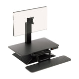Workrite SOL-E-DT-B Solace Electric Sit-Stand Desk Converter
