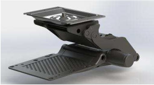 Vanish Trackless Articulating Keyboard Arm