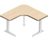 Workrite Sierra Equal Corner 3-Leg Electric Height Adjustable Desk