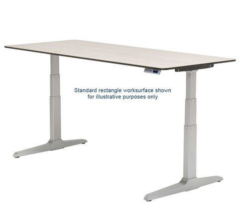 Workrite Sierra Offset Corner Left 2 Leg Electric Height Adjust