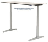 Workrite Sierra Offset Corner Left 2-Leg Electric Height Adjust Desk