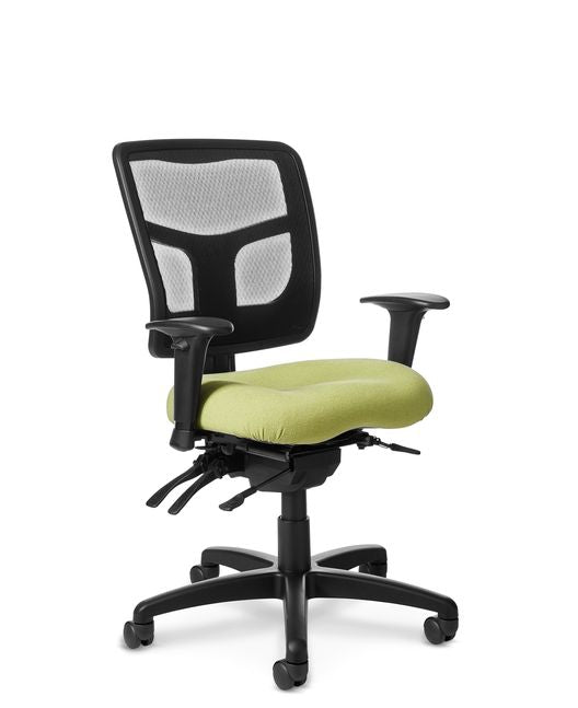 yossy Office Master Yes YS72 Mid Mesh Back Ergonomic Task Chair – Ergo