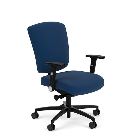  Via Seating's Vero silla de ordenador, silla de oficina de  grado comercial, silla de escritorio ergonómica, asiento y respaldo de  espuma moldeada por inyección cosida a mano, comodidad todo el día