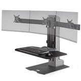 Innovative WNSTE-3 Winston-E TRIPLE Monitor Electric Sit-Stand Workstation