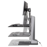 Innovative WNSTE-2 Winston-E DUAL Monitor Electric Sit-Stand Workstation