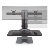 Innovative WNSTE-2 Winston-E DUAL Monitor Electric Sit-Stand Workstation