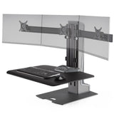 Innovative WNSTE-3 Winston-E TRIPLE Monitor Electric Sit-Stand Workstation